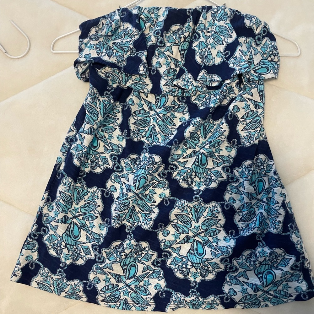 Lily Pulitzer strapless top